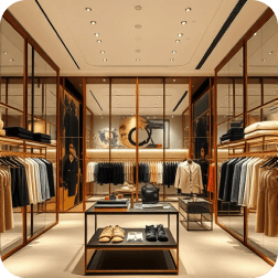 Global distribution network for luxury brands